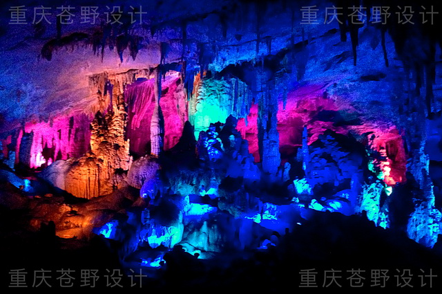 5A景区 重庆彭水阿依河青龙洞溶洞设计溶洞灯光施工(图12)